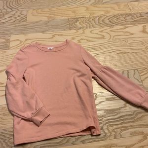 Pink soft sweat shirt